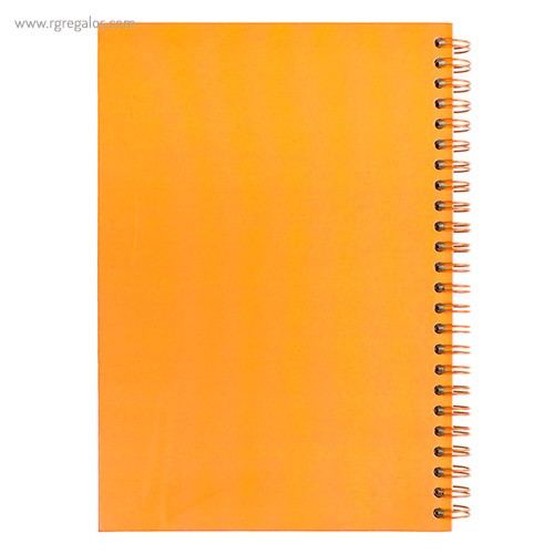 Cuaderno A5 combinado naranja - RG regalos publicitarios