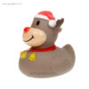 Patito de goma reno Rudolph perfil - RG regalos publicitarios
