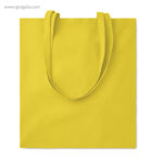 Bolsa algodón colores 180 gr/m2 amarilla