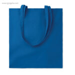 Bolsa 100 algodón colores azul rg regalos de empresa