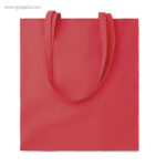 Bolsa algodón colores 180 gr/m2 roja