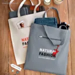 Bolsa con bolsillo exterior detalle logo rg regalos publicitarios