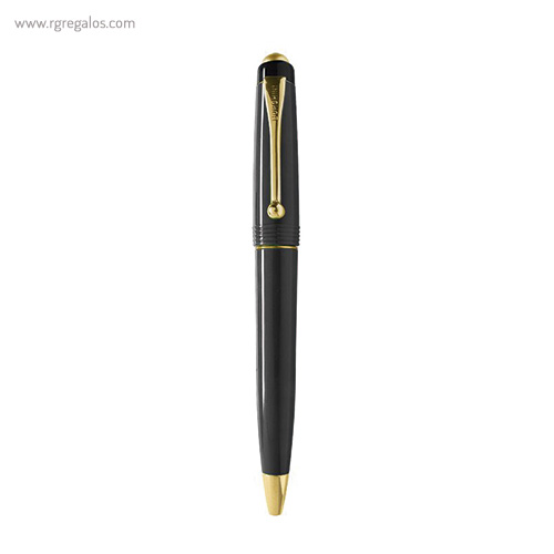 Bolígrafo borghini plástico v100 classic negro rg regalos publicitarios