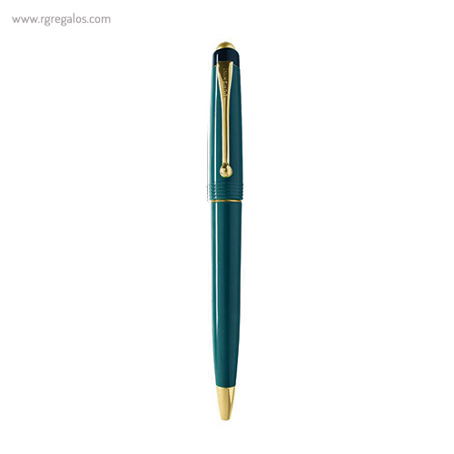 Bolígrafo borghini plástico v100 classic verde rg regalos publicitarios