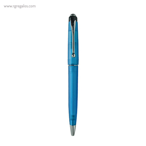Bolígrafo borghini plástico v100 frost azul cielo rg regalos publicitarios