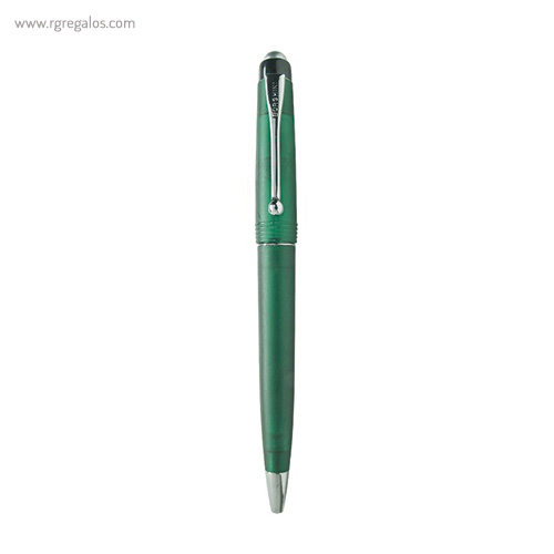 Bolígrafo borghini plástico v100 frost verde rg regalos publicitarios