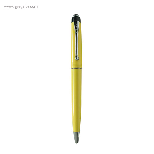 Bolígrafo borghini plástico v100 sport amarillo rg regalos publicitarios
