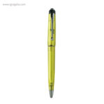 Bolígrafo borghini plástico v100 transparente amarillo rg regalos