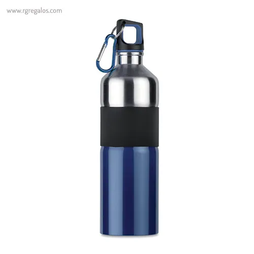 Botella de acero inoxidable bicolor azul rg regalos publicitarios