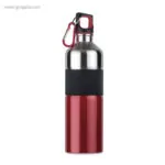 Botella de acero inoxidable bicolor roja rg regalos publicitarios