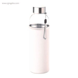Botella con funda de neopreno de 500 ml blanca rg regalos publicitarios