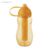 Botella de as con porta hielos naranja rg regalos publicitarios