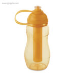 Botella de as con porta hielos naranja rg regalos publicitarios