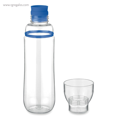 Botella de tritán anti fugas azul vaso rg regalos publicitarios