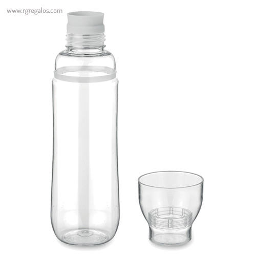 Botella de tritán anti fugas blanco vaso rg regalos publicitarios