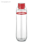 Botella de tritán anti fugas roja rg regalos publicitarios