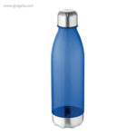 Botella de tritán y acero inoxidable azul rg regalos publicitarios