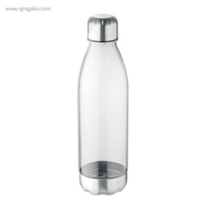 Botella de tritán y acero inoxidable transparente - RG regalos publicitarios