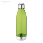 Botella de tritán y acero inoxidable verde rg regalos publicitarios