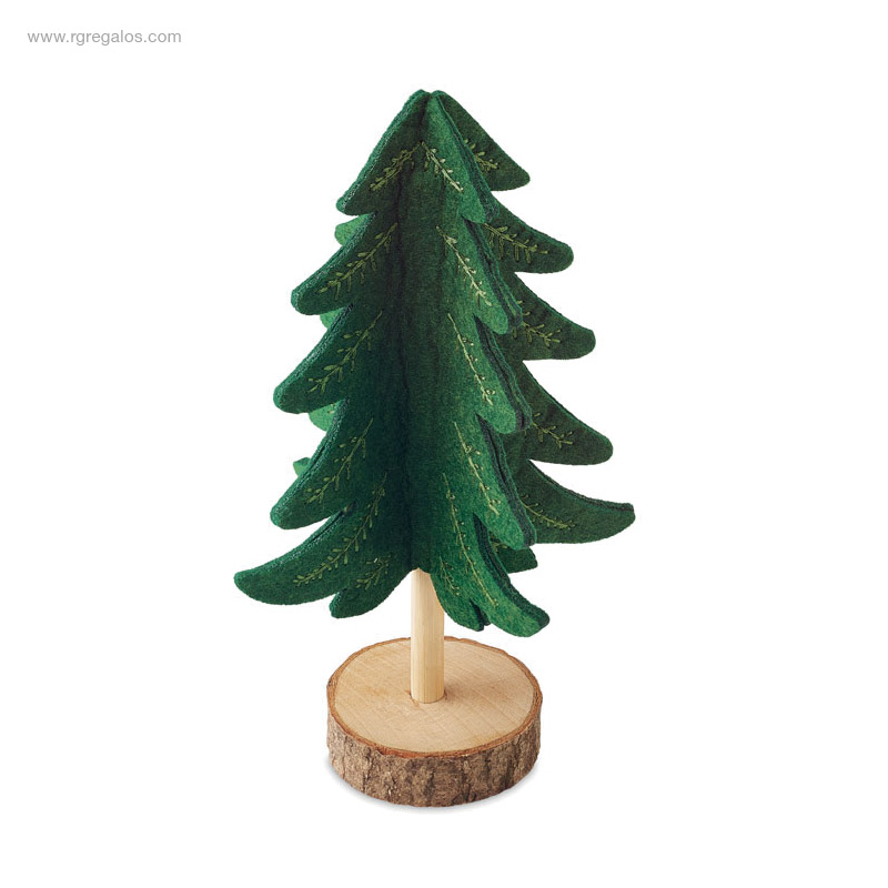 Árbol-navidad-fieltro-RPET-verde-RG-regalos