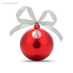 Bola-de-navidad-altavoz-roja-logo-RG-regalos-publicitarios