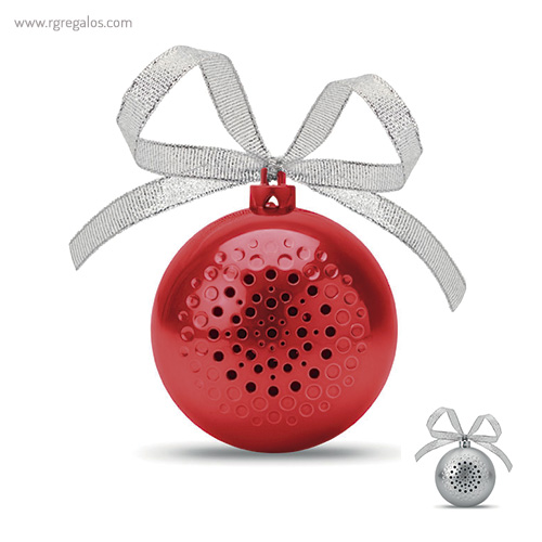 Bola de navidad altavoz logotipo - RG regalos publicitarios (2)