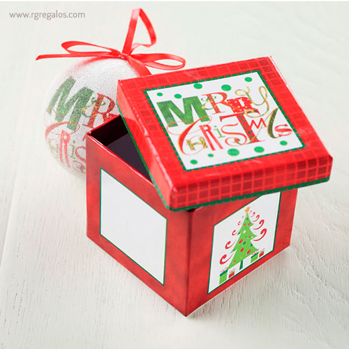 Bola de navidad con caja - RG regalos