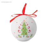 Bola de navidad con caja árbol rg regalos publicitarios