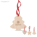 Colgante navidad de madera - RG regalos publicitarios