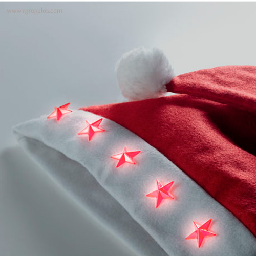 Gorro navidad con luces 1 rg regalos publicitarios