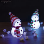 Muñeco de nieve con luz multicolor rg regalos publicitarios