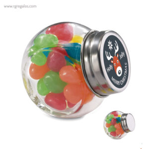 Bote de cristal con caramelos - RG regalos publicitarios