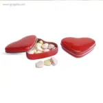 Caja metálica forma corazón perfil rg regalos publicitarios