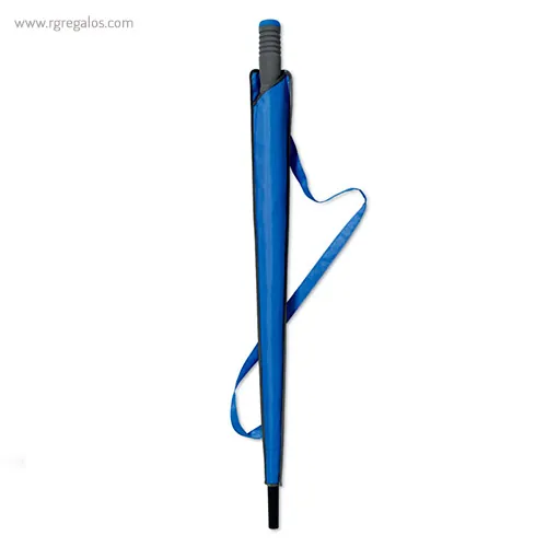 Paraguas automático con funda 23 azul funda rg regalos publicitarios