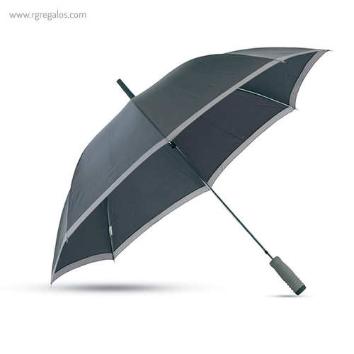 Paraguas automático con funda 23 negro perfil rg regalos publicitarios