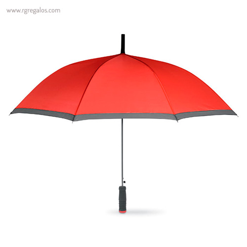 Paraguas automático con funda 23 rojo rg regalos publicitarios