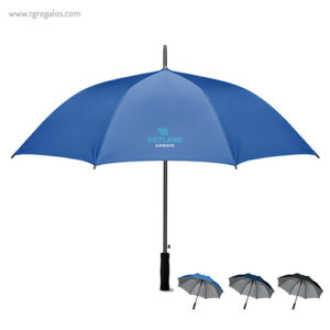 Paraguas automático interior plata rg regalos publicitarios