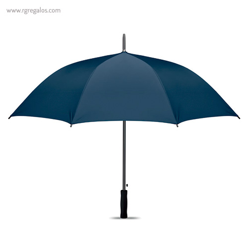 Paraguas automático interior plata azul 1 rg regalos publicitarios