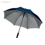Paraguas automático interior plata azul rg regalos publicitarios