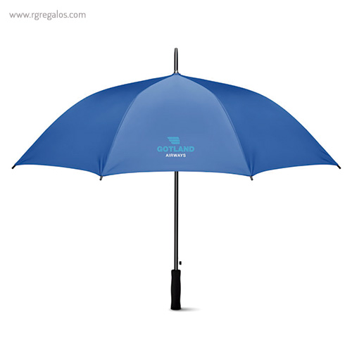 Paraguas automático interior plata azul claro 1 rg regalos publicitarios 1