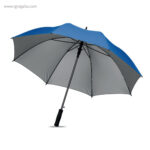 Paraguas automático interior plata azul claro rg regalos publicitarios
