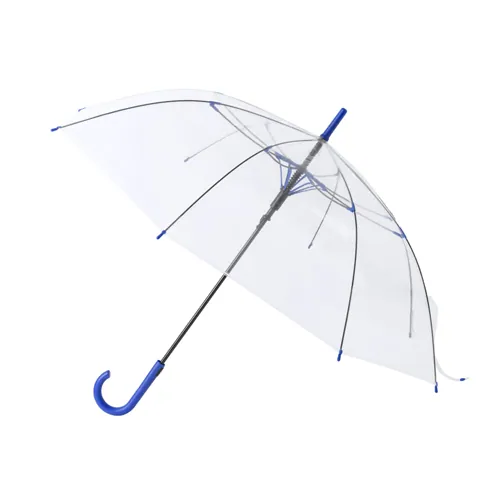 Paraguas automático transparente azul rg regalos publicitarios