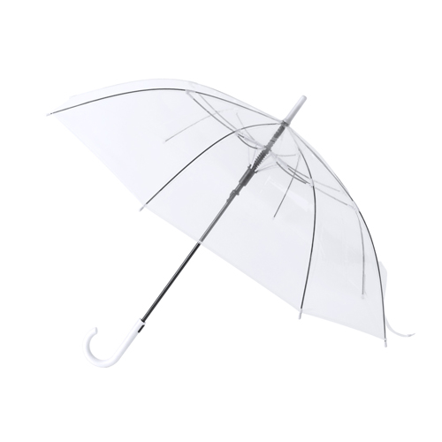 Paraguas automático transparente blanco rg regalos publicitarios