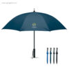 Paraguas manual con luz azul marino - RG regalos publicitarios