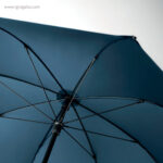 Paraguas manual con luz azul marino detalle varillas rg regalos publicitarios
