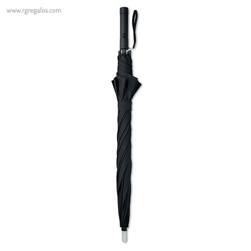 Paraguas manual con luz negro 1 rg regalos publicitarios