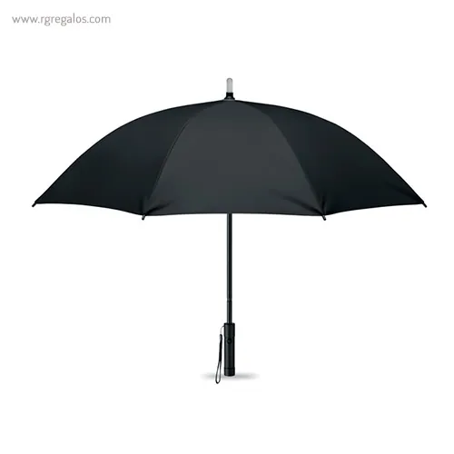 Paraguas manual con luz negro rg regalos publicitarios