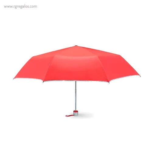 Paraguas plegable mini 21 rojo rg regalos publicitarios