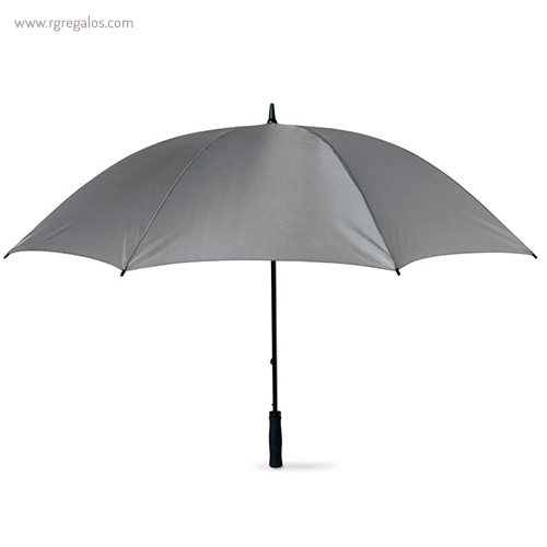 Paraguas publicitario grande 30 gris rg regalos publicitarios