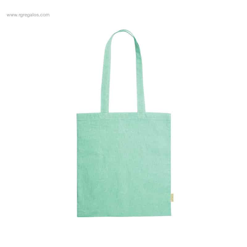 Bolsa algodón reciclado verde